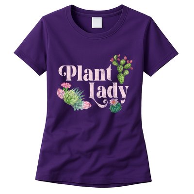 Plant Lady Cute Floral Womens T-Shirt