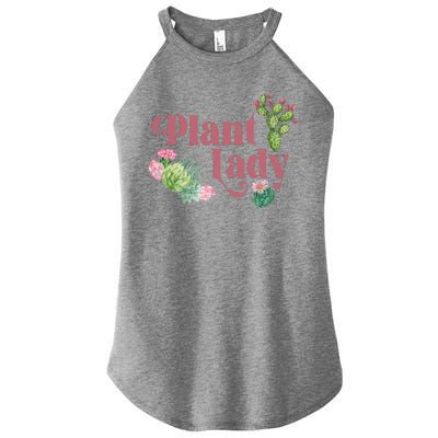 Plant Lady Cute Floral Women’s Perfect Tri Rocker Tank