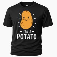 Potato Lazy Costume Halloween Vegan Kawaii Cooling Performance Crew T-Shirt
