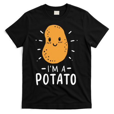 Potato Lazy Costume Halloween Vegan Kawaii T-Shirt