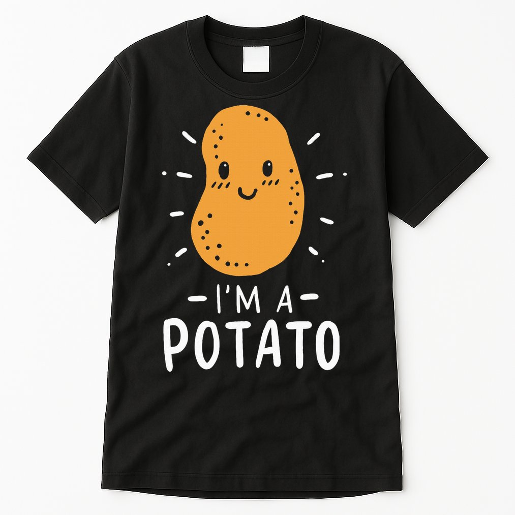 Potato Lazy Costume Halloween Vegan Kawaii Tall T-Shirt