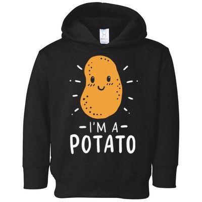Potato Lazy Costume Halloween Vegan Kawaii Toddler Hoodie