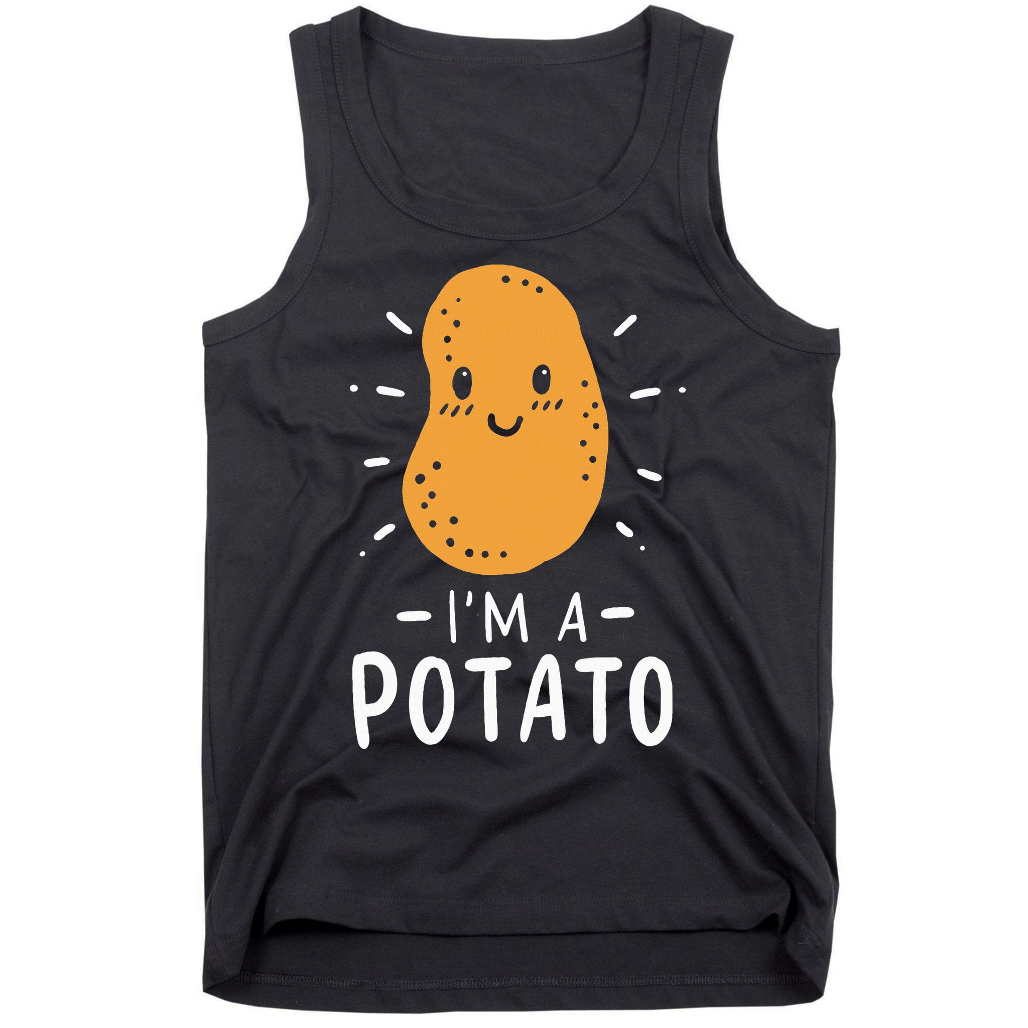 Potato Lazy Costume Halloween Vegan Kawaii Tank Top