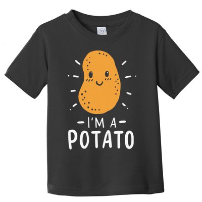Potato Lazy Costume Halloween Vegan Kawaii Toddler T-Shirt