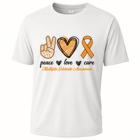 Peace Love Cure Multiple Sclerosis Cooling Performance Crew T-Shirt