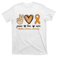 Peace Love Cure Multiple Sclerosis T-Shirt