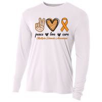 Peace Love Cure Multiple Sclerosis Cooling Performance Long Sleeve Crew