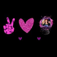 Peace Love Cure Halloween Breast Cancer Performance Shirt