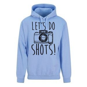 Photography Lets Do Shots Funny Camera Photographer Unisex Surf Hoodie