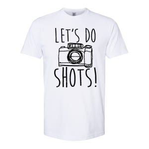 Photography Lets Do Shots Funny Camera Photographer Softstyle CVC T-Shirt