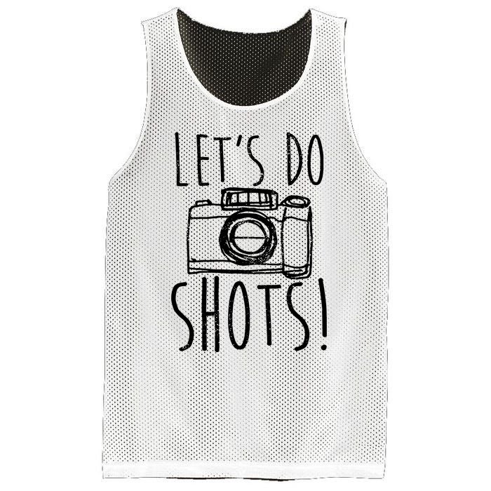 Photography Lets Do Shots Funny Camera Photographer Mesh Reversible Basketball Jersey Tank