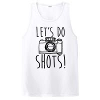 Photography Lets Do Shots Funny Camera Photographer PosiCharge Competitor Tank