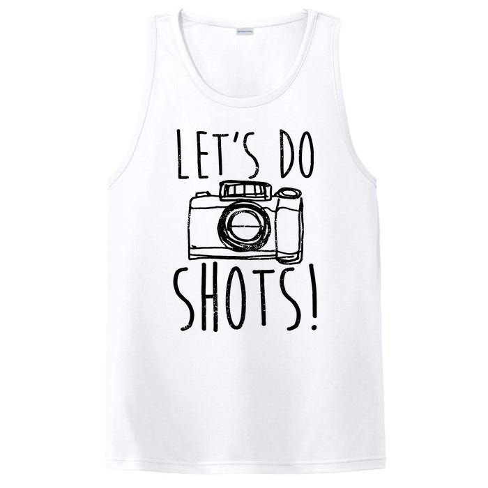 Photography Lets Do Shots Funny Camera Photographer PosiCharge Competitor Tank