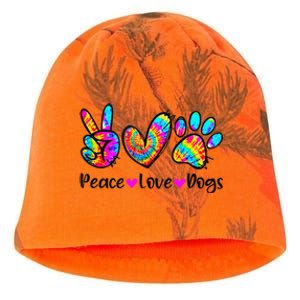 Peace Love Dogs Tie Dye Dog Paw Dog Mom Cute MotherS Day Kati - Camo Knit Beanie