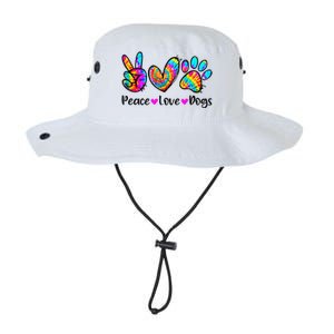 Peace Love Dogs Tie Dye Dog Paw Dog Mom Cute MotherS Day Legacy Cool Fit Booney Bucket Hat