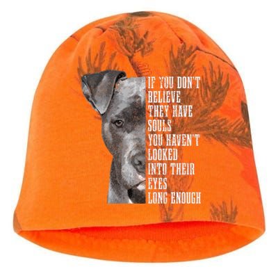 Pitbull Lover Dog Mom Dad Pitbull Kati - Camo Knit Beanie