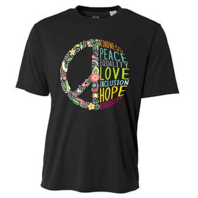 Peace Love Diversity Inclusion Equality Human Rights Cooling Performance Crew T-Shirt