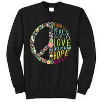 Peace Love Diversity Inclusion Equality Human Rights Sweatshirt