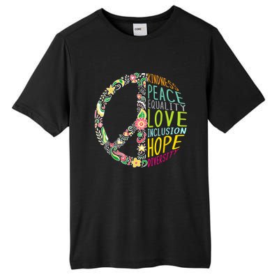 Peace Love Diversity Inclusion Equality Human Rights Tall Fusion ChromaSoft Performance T-Shirt