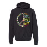 Peace Love Diversity Inclusion Equality Human Rights Premium Hoodie