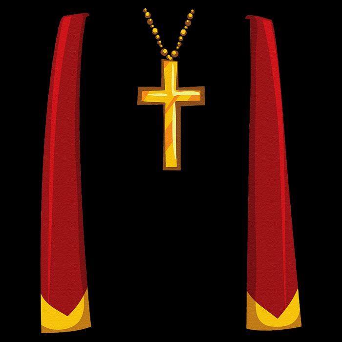 Priest Lazy DIY Halloween Costume Minister Pastor Preacher City Backpack