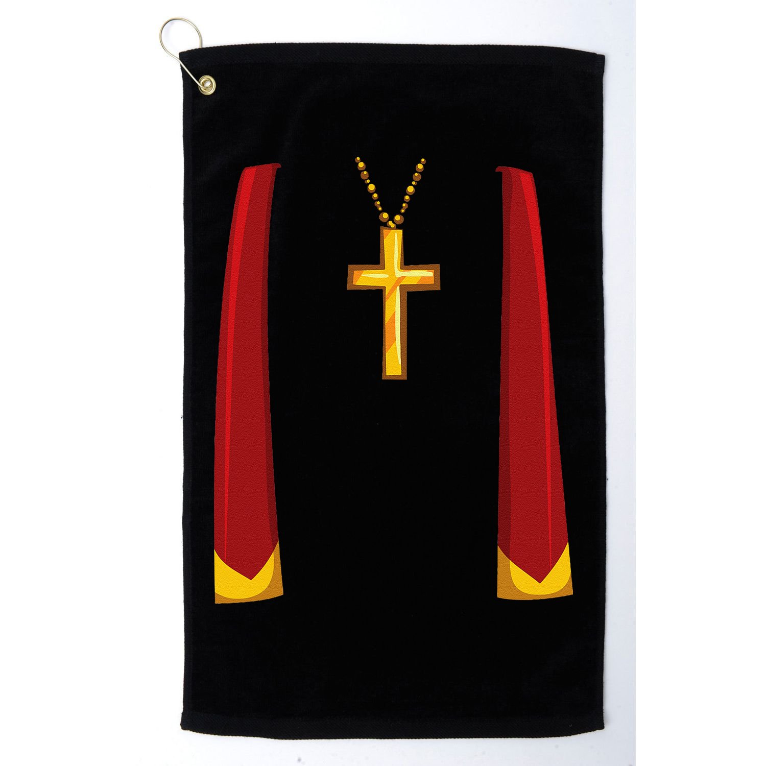 Priest Lazy DIY Halloween Costume Minister Pastor Preacher Golf Towel