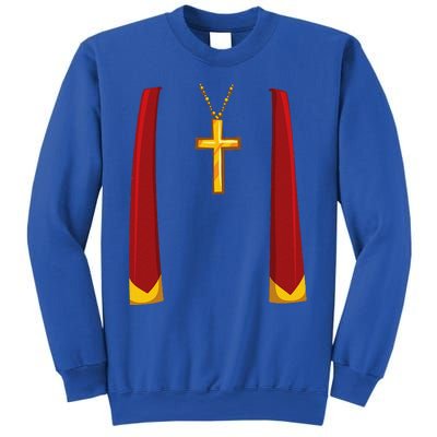 Priest Lazy DIY Halloween Costume Minister Pastor Preacher Sweatshirt