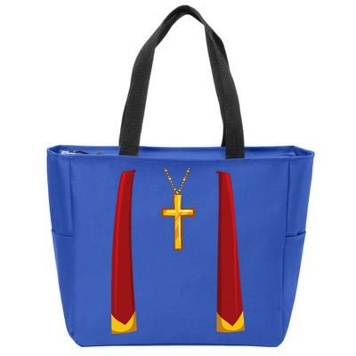 Priest Lazy DIY Halloween Costume Minister Pastor Preacher Zip Tote Bag