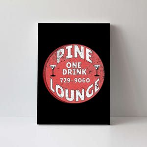 Pine Lounge Drink Chip Canvas