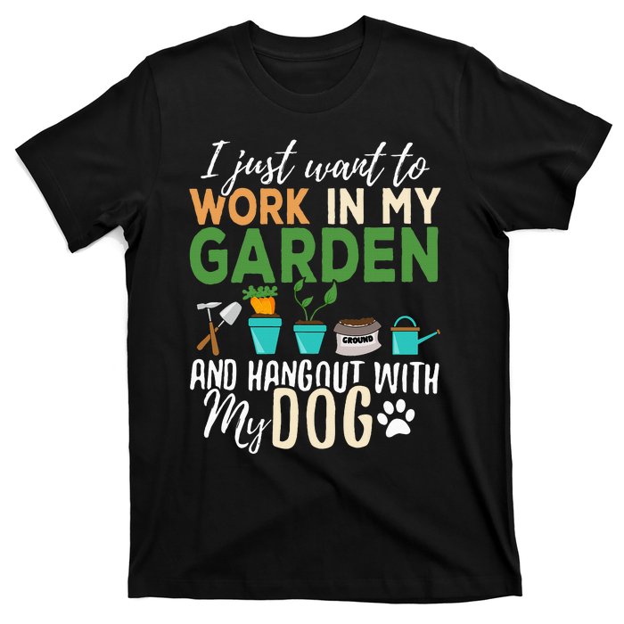 Plant Lover's Delight Unique Gardening Gifts for Pet Owners T-Shirt