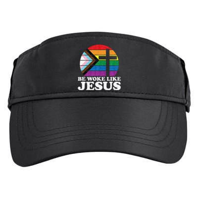 Pride Liberal Democrat Be Woke Like Jesus Christian Ally Adult Drive Performance Visor