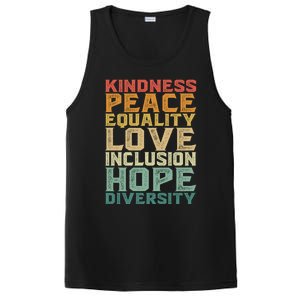 Peace Love Diversity Inclusion Equality Black History Month Cool Gift PosiCharge Competitor Tank