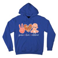 Peace Love Deliver Ob Nurse Obstetrical Nursing Gift Hoodie