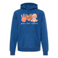 Peace Love Deliver Ob Nurse Obstetrical Nursing Gift Premium Hoodie