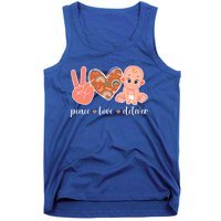 Peace Love Deliver Ob Nurse Obstetrical Nursing Gift Tank Top