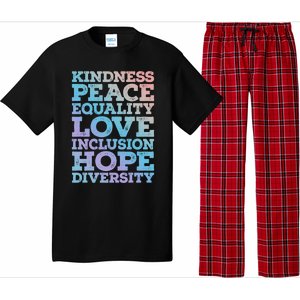 Peace Love Diversity Equality Juneteenth Black History Month Gift Pajama Set