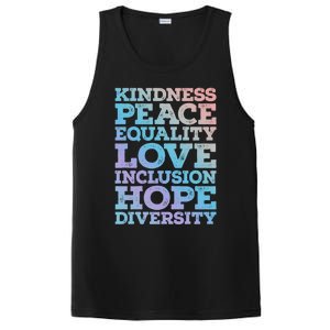 Peace Love Diversity Equality Juneteenth Black History Month Gift PosiCharge Competitor Tank