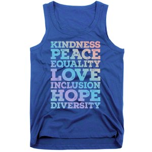 Peace Love Diversity Equality Juneteenth Black History Month Gift Tank Top