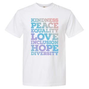 Peace Love Diversity Equality Juneteenth Black History Month Gift Garment-Dyed Heavyweight T-Shirt