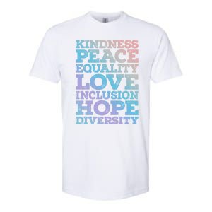 Peace Love Diversity Equality Juneteenth Black History Month Gift Softstyle CVC T-Shirt