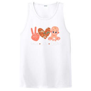 Peace Love Deliver Ob Nurse Obstetrical Nursing Gift PosiCharge Competitor Tank