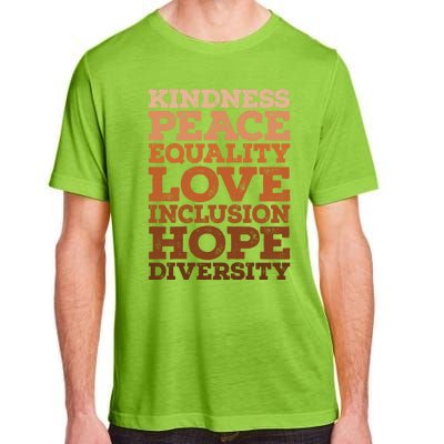 Peace Love Diversity Equality Juneteenth Black History Month Gift Adult ChromaSoft Performance T-Shirt