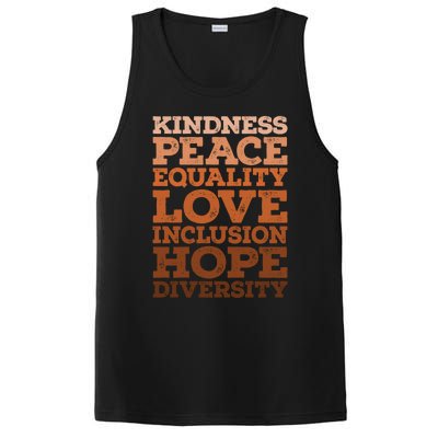 Peace Love Diversity Equality Juneteenth Black History Month Gift PosiCharge Competitor Tank