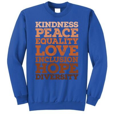 Peace Love Diversity Equality Juneteenth Black History Month Gift Sweatshirt