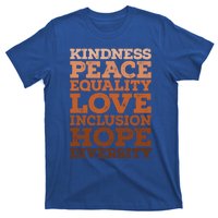 Peace Love Diversity Equality Juneteenth Black History Month Gift T-Shirt