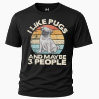 Pug Lover Dog Lover Gift Retro Pug Performance Shirt