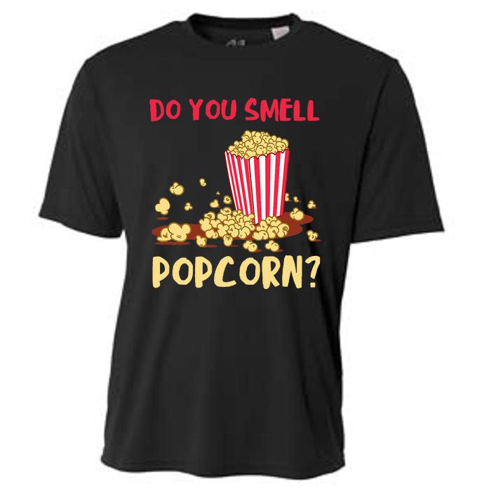 Popcorn Lover Do You Smell Movie Snack Popcorn Cinema Cooling Performance Crew T-Shirt