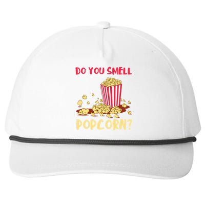 Popcorn Lover Do You Smell Movie Snack Popcorn Cinema Snapback Five-Panel Rope Hat