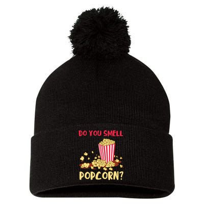 Popcorn Lover Do You Smell Movie Snack Popcorn Cinema Pom Pom 12in Knit Beanie