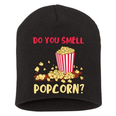 Popcorn Lover Do You Smell Movie Snack Popcorn Cinema Short Acrylic Beanie